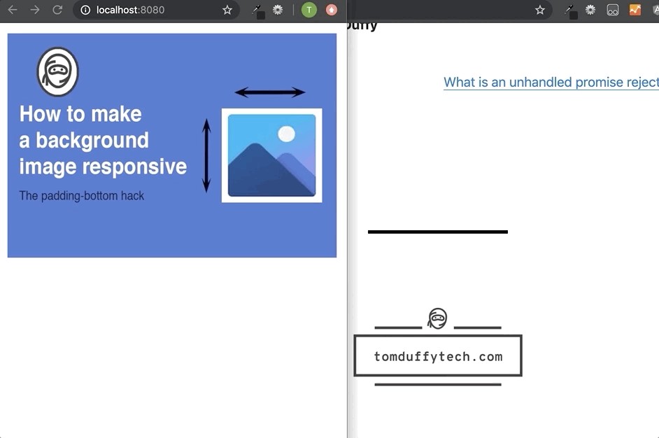 How to make a background-image responsive? 